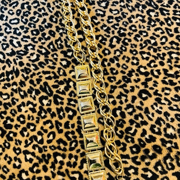 Studded Gold Chain Belt - Picture 10 of 10